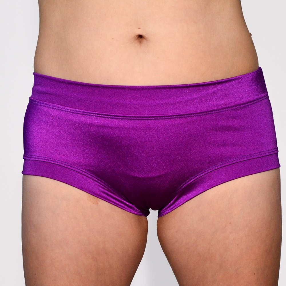 Arista Active Purple Hot Pants, Pole Shorts, NWOT - Picture 3 of 10